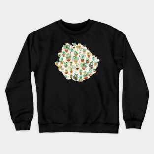 Home Succulent Plants White Crewneck Sweatshirt